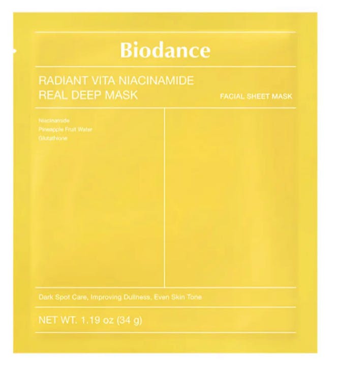Biodance Radiant Vita Niacinamide Real Deep Mask Stk - Biodance Hudpleje  - 8809937361466