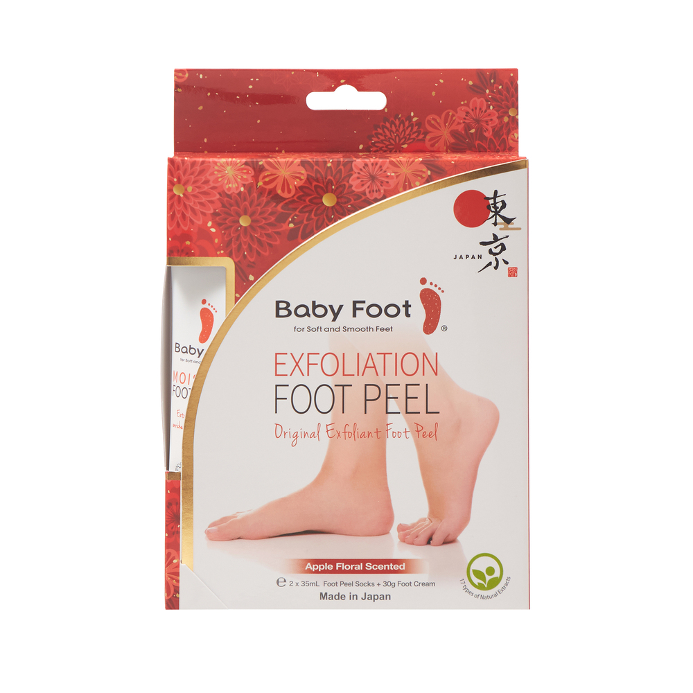 Baby Foot Sampak Eksfoliering & Fodcreme - Baby Foot Hudpleje  - 4533213675186