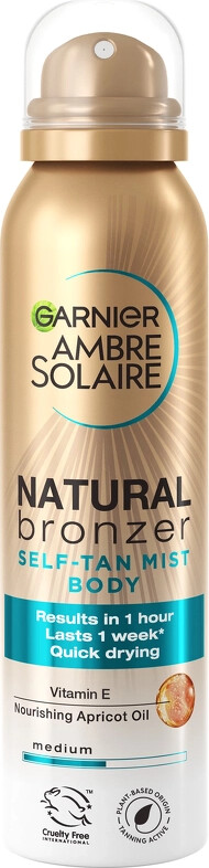 Garnier Natural Bronzer Self Tan Mist Body 150 - Garnier Hudpleje  - 3600540784995