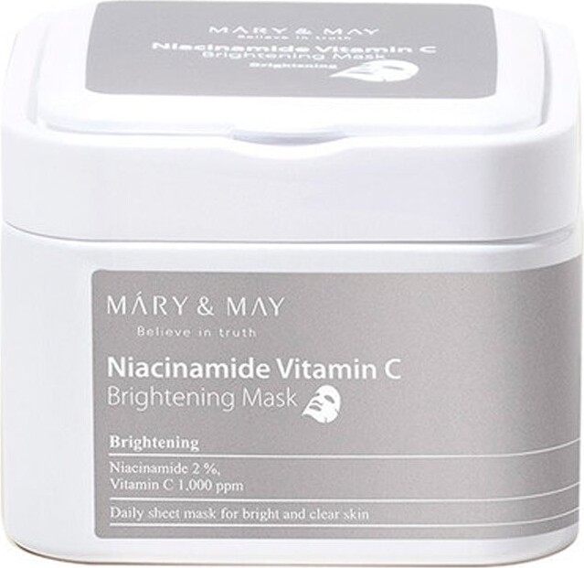 Maryampmay Niacinamide Vitamin Brightening Mask 400 - Mary & May Hudpleje  - 8809670681401