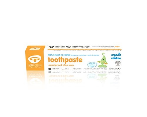 Tandpasta Mandarin Børn 50ml - Green People Hudpleje  - 5034511000476