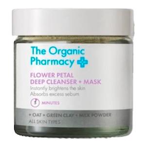 The Organic Pharmacy Flower Petal Deep Cleanser & Mask - Hudpleje - 5060373524348