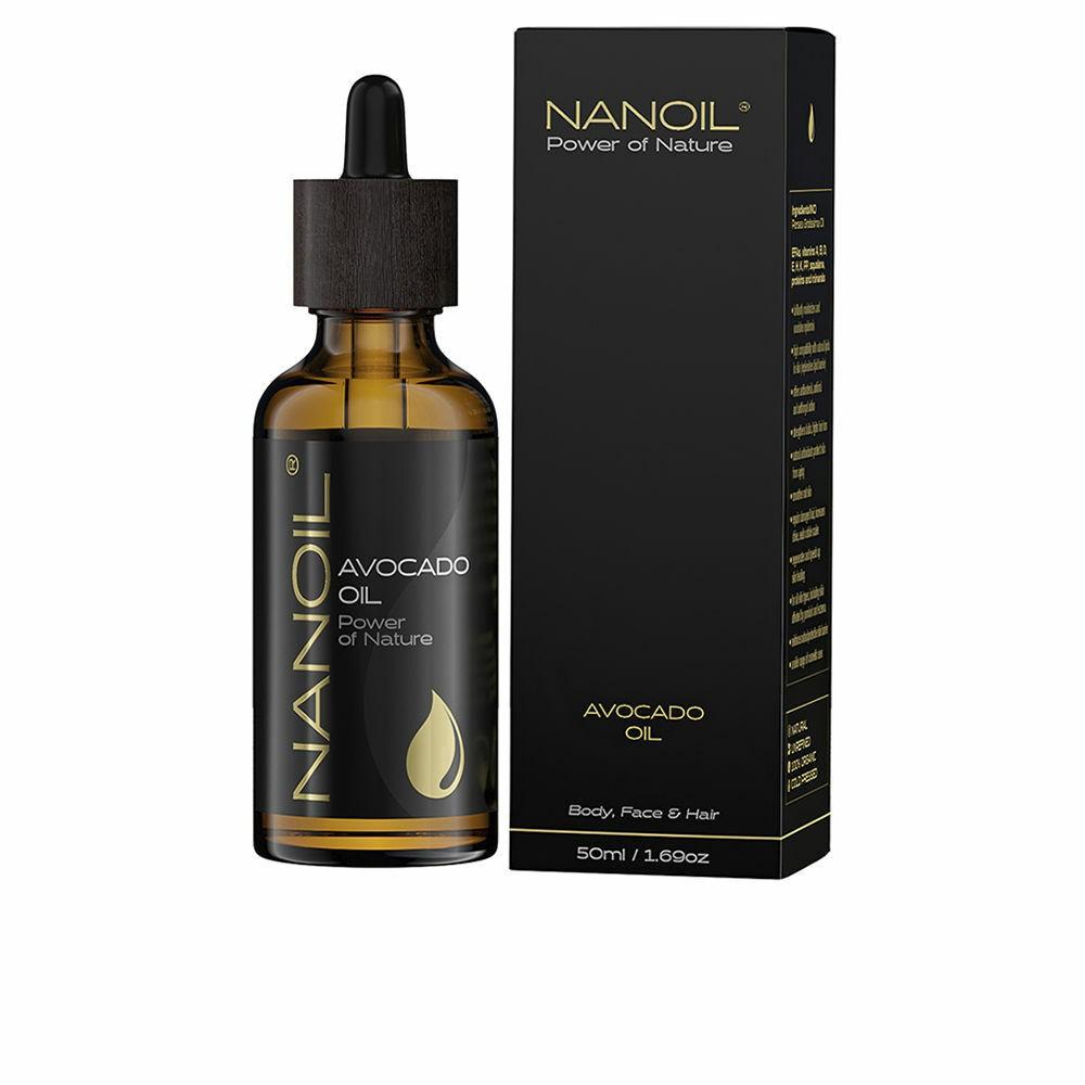 Ansigtsolie Avocadoolie Nanoil Power Nature - Nanoil Hudpleje  - 5905669547130
