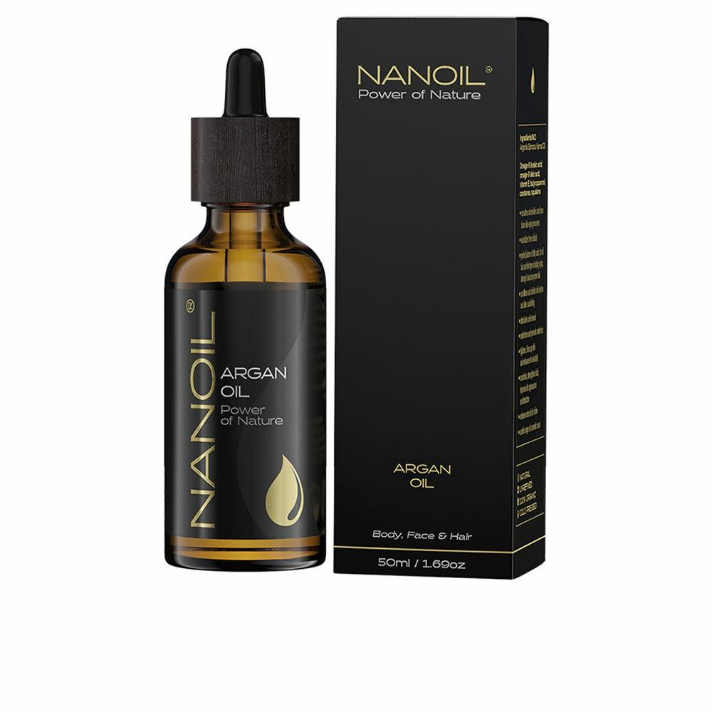 Ansigtsolie Argan Nanoil Power Nature - Nanoil Hudpleje  - 5905669547123