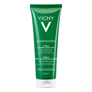 Vichy Normaderm Scrub Cleanser & Mask 125 - Vichy Hudpleje  - 3337875414067