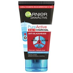 Garnier Skin Active Pure Active 3in1 Intensive Charcoal 150 - Garnier Hudpleje  - 3600541895522