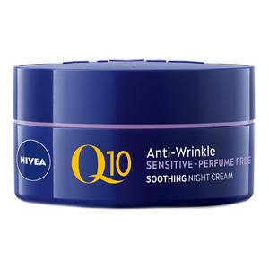 Nivea Q10 Sensitive Anti Wrinkle Night Cream - Nivea Hudpleje  - 4005900570956