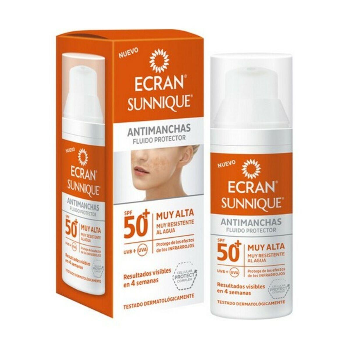 Solcreme Spf Ecran Sunnique Antimanchas - Ecran Hudpleje  - 8411135484016