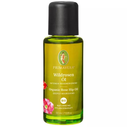Økologisk Hybenkerne Plejeolie 30ml Primavera - Primavera Hudpleje - 4086900742659