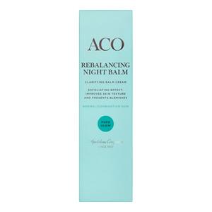 Aco Pure Glow Rebalancing Night Balm - Aco Hudpleje  - 7319861019209