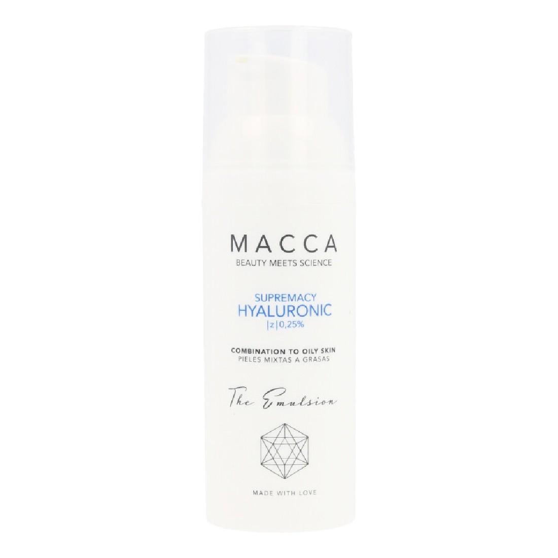Creme Ansigts Med Hyaluronsyre Macca Supremacy Hyaluronic - Macca Hudpleje  - 8435202410142