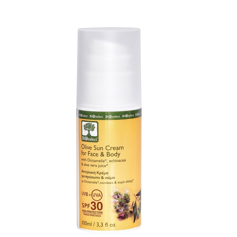 Restparti Bioselect Olive Sun Cream For Face & Body Spf - Hudpleje  - 5200306431453