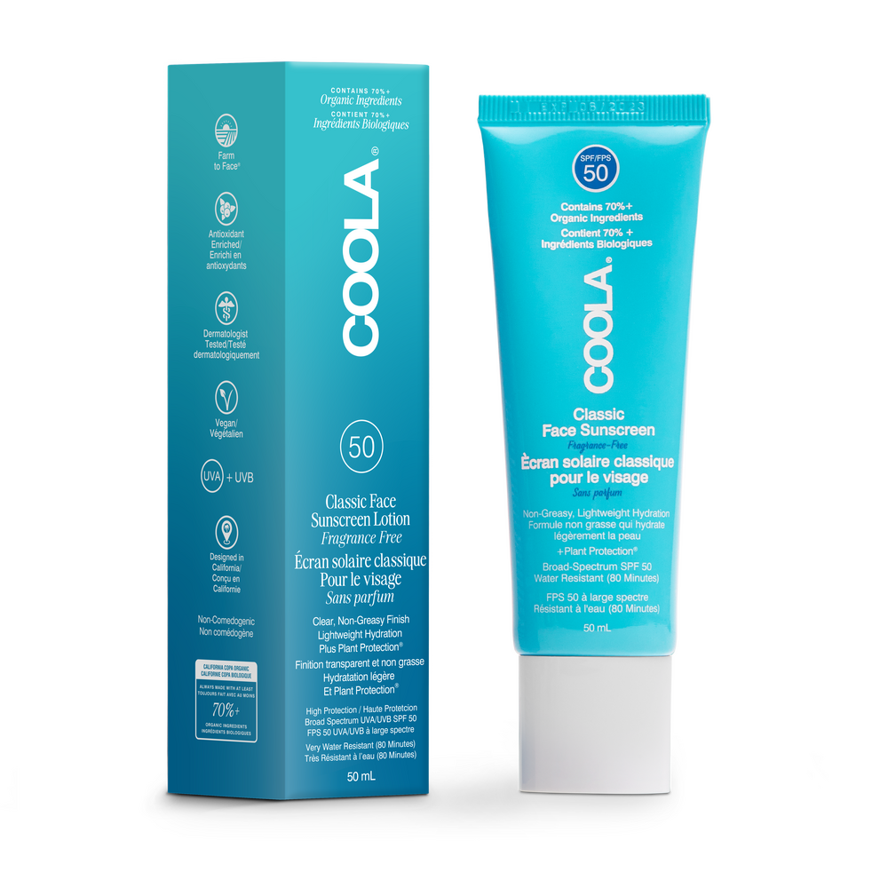 Coola Classic Face Lotion Fragrance Free Spf50 50ml - Coola Hudpleje  - 850008613609