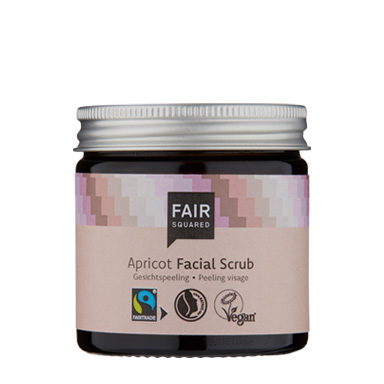 Fair Squared Økologisk Apricot Facial Scrub - Fair Squared Hudpleje  - 4260365850467