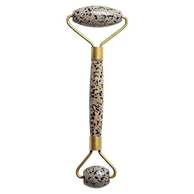 Pure Mind Ansigtsrulle Dobbelt Dalmatiner Jaspis Sten - A Pure Mind Hudpleje  - 0710535119855