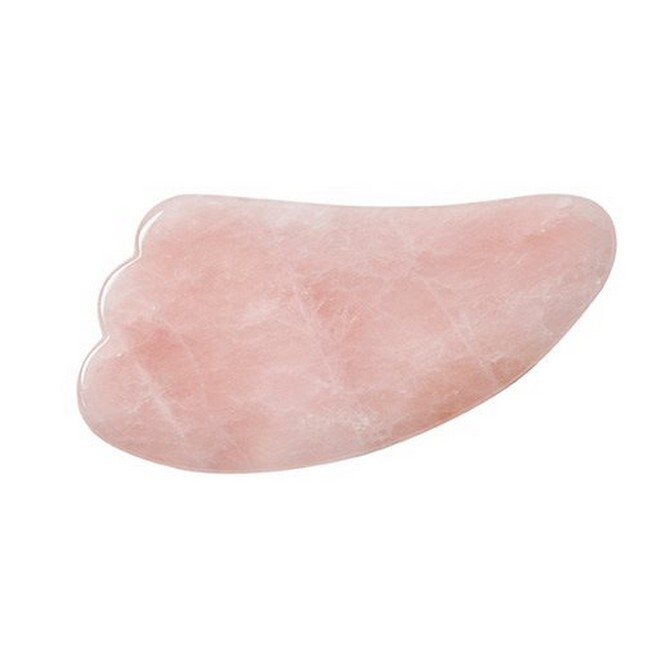 Rosa Pure Mind Gua Sha Kvarts Massagesten - A Pure Mind Hudpleje  - 710535119817