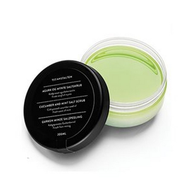 Badeanstalten Bodyscrub Agurk Mynte Saltskrub 200 - Badeanstalten Hudpleje  - 5704989320528