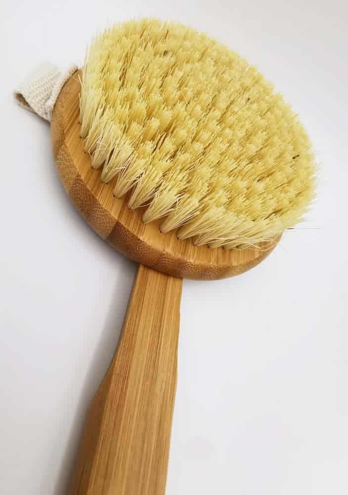 Badebørste Bambus Med Rundt Hoved - Hedenhus Hudpleje