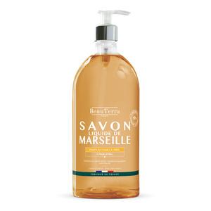 Beauterra Marseille Liquid Soap Honey Vanilla 1000 - Beauterra Hudpleje  - 3401360094727