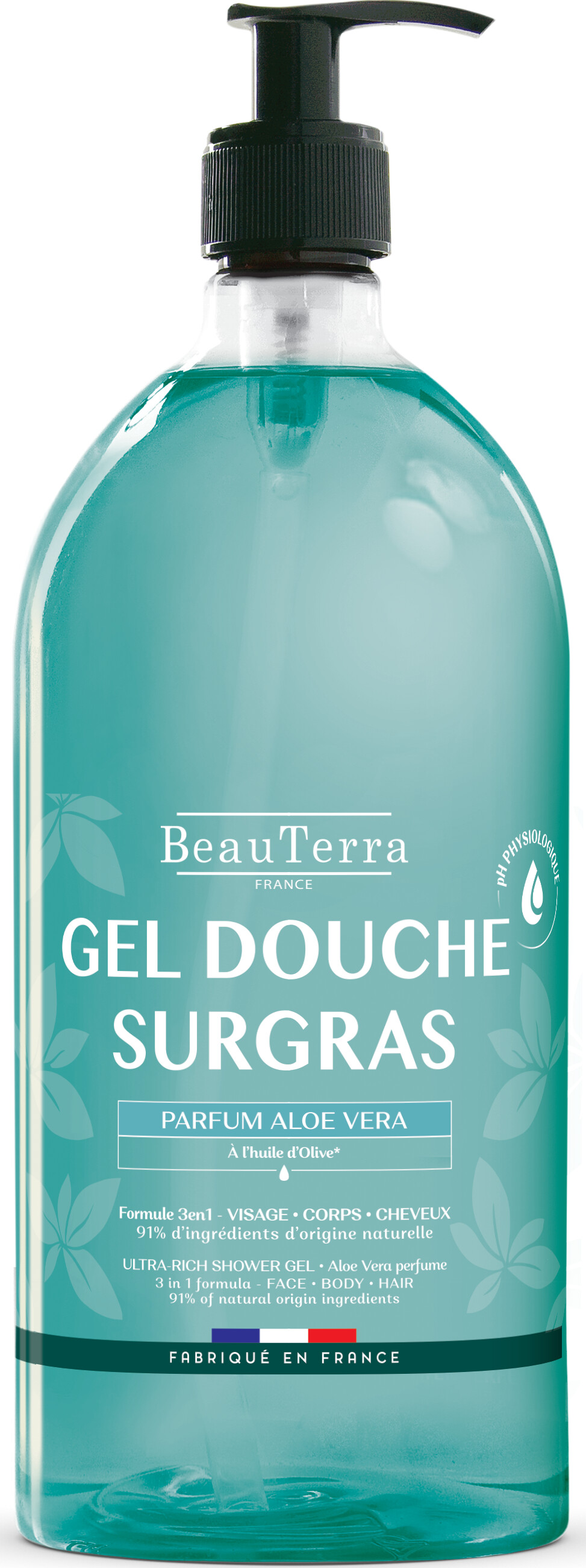 Beauterra Ultra Rich Shower Gel Aloe Vera Parfum - Beauterra Hudpleje  - 3770008167698