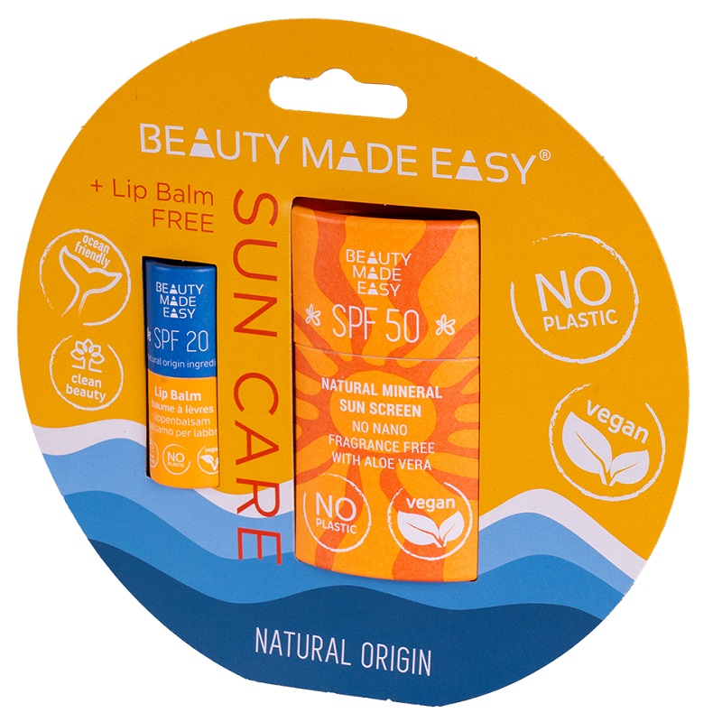Beauty Made Easy Sun Protect Face Spf & Lips Spf Gaveæske - Hudpleje  - 5712514017041