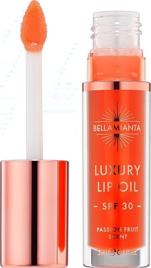 Bellamianta Luxury Lip Oil Spf30 Coral 3ml - Bellamianta Hudpleje  - 5060921272790