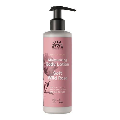 Urtekram Bodylotion Soft Wild Rose 245ml - Urtekram Hudpleje  - 5701058010298