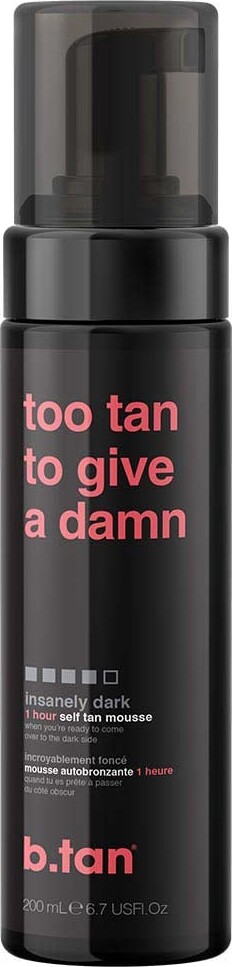 Tan Too Tan Give Damn Self Tan Mousse 200 - B Tan Hudpleje  - 9347108001548