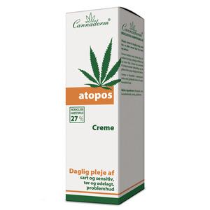 Cannaderm Atopos Creme Tør & ødelagt Hud - Cannaderm Hudpleje  - 8594059735713