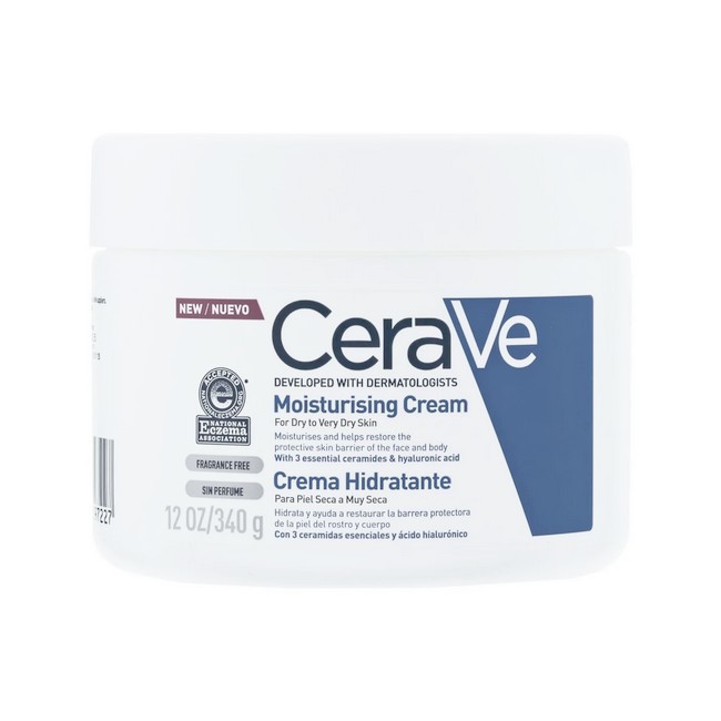 Cerave Moisturising Cream Dry Very Dry Skin 340 - Cerave Hudpleje  - 3337875597227