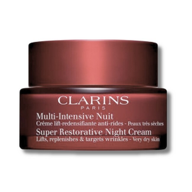 Clarins Super Restorative Night Cream Dry Skin - Clarins Hudpleje  - 3666057064555