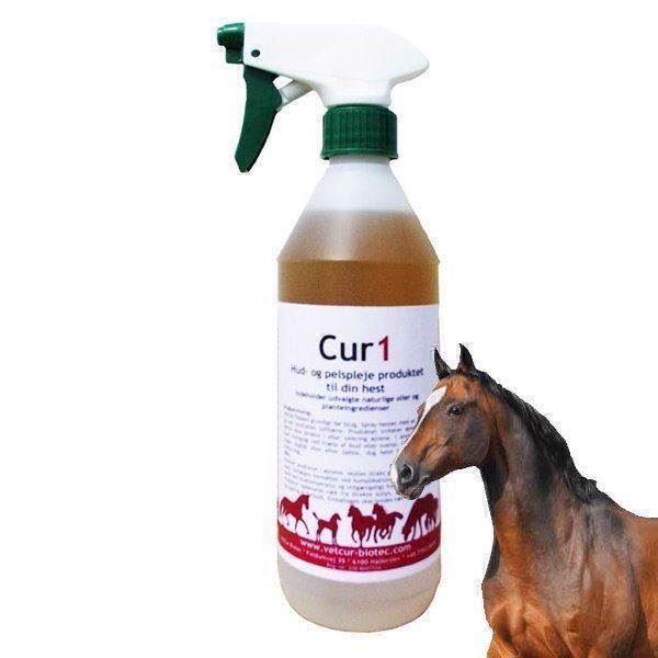 Cur1 Hudpleje Til Hest Hund Kat Til Hudproblemer Sår - Vetcur Biotec Hudpleje  - 5704202000213