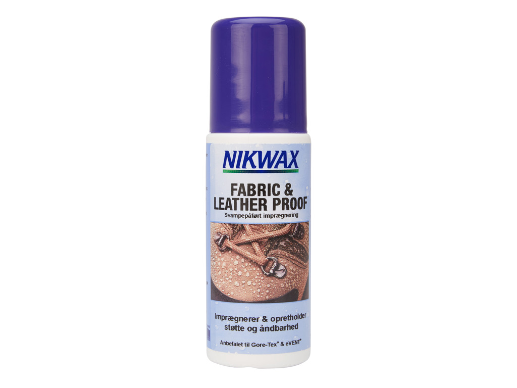 Nikwax Fabric & Leather Imprægnering Til Fodtøj Tekstil Skind 125 - Nikwax Hudpleje  - 5020716792001