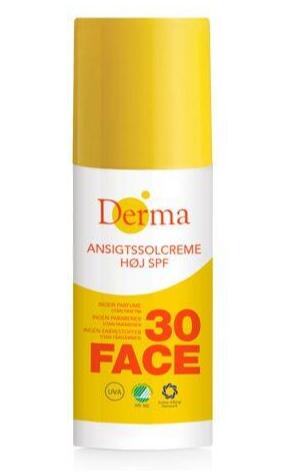 Derma Ansigtssolcreme Spf 50ml - Derma Hudpleje  - 5709954020564