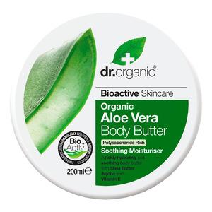 Organic Aloe Vera Body Butter 200 - Dr. Organic Hudpleje  - 5060176670426