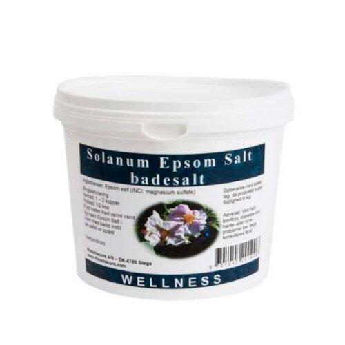 Epsom Salt Solanum 1500 Gram - Hudpleje  - 5707047200916