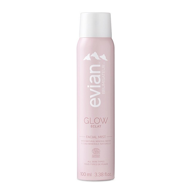 Pink Evian Facial Mist Glow 100 - Evian Hudpleje  - 3468081500814