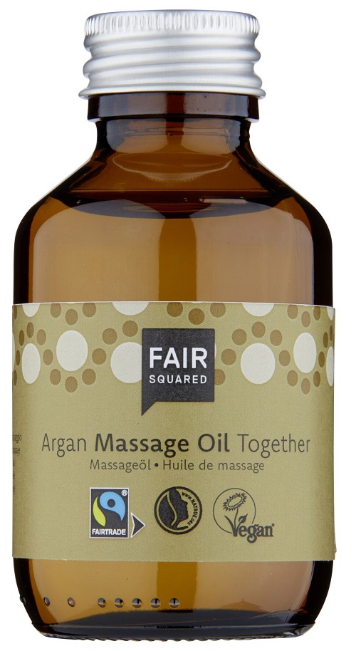 Fair Squared Økologisk Argan Massage Oil Together - Fair Squared Hudpleje  - 4260365855257