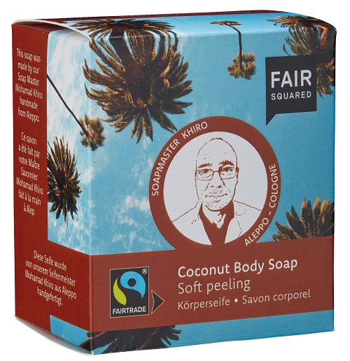 Fair Squared Økologisk Body Peeling Sæbebar - Fair Squared Hudpleje  - 4260365856032