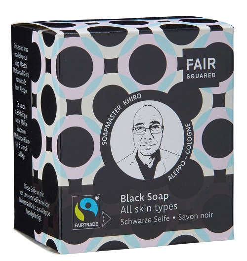 Fair Squared Økologisk Charcoal Ansigtssæbe Til Alle Hudtyper - Fair Squared Hudpleje  - 4260365853659