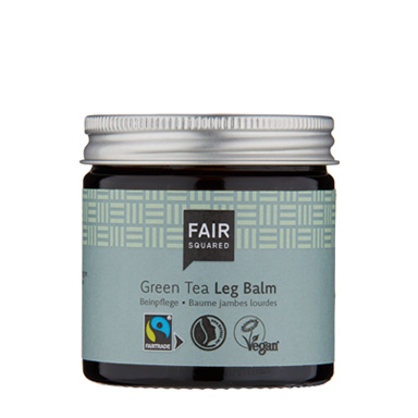 Grøn Fair Squared Økologisk Green Tea Leg Balm - Fair Squared Hudpleje  - 4260365854090