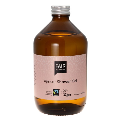 UdgÅr Fair Squared Flydende Apricot Shower Gel 500ml - Fair Squared Hudpleje  - 4260365855349