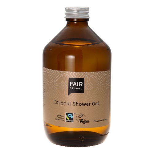 Fair Squared Coconut Shower Gel 500ml - Fair Squared Hudpleje  - 4260365855356