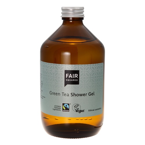 Grøn Fair Squared Flydende Green Tea Shower Gel 500ml - Fair Squared Hudpleje  - 4260365855363