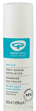 Grøn Greenpeople Fruit Scrub 50ml - Green People Hudpleje  - 5034511000094