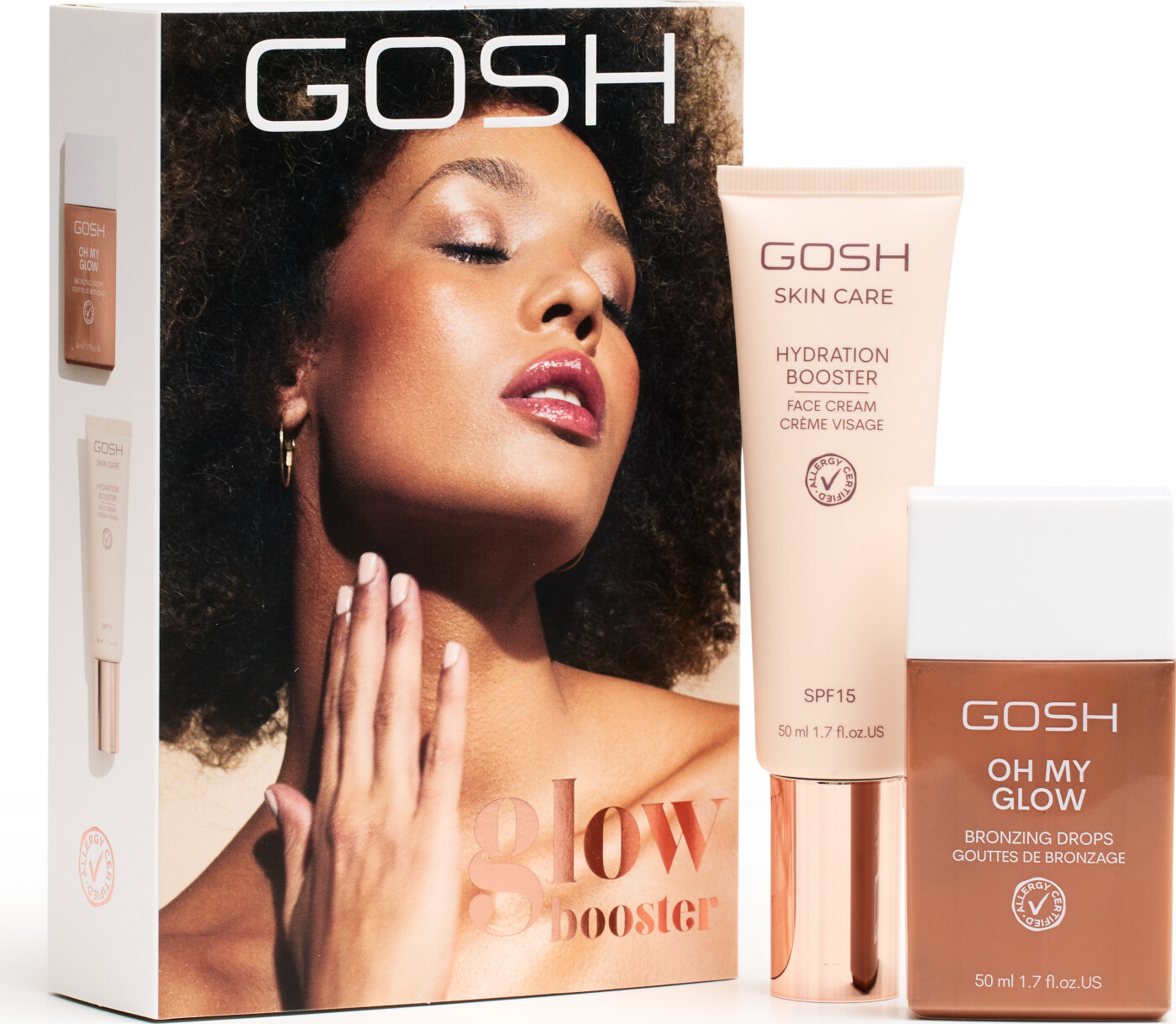 Gosh Copenhagen Glow Booster Gift Box - Gosh Copenhagen Hudpleje  - 5711914202491