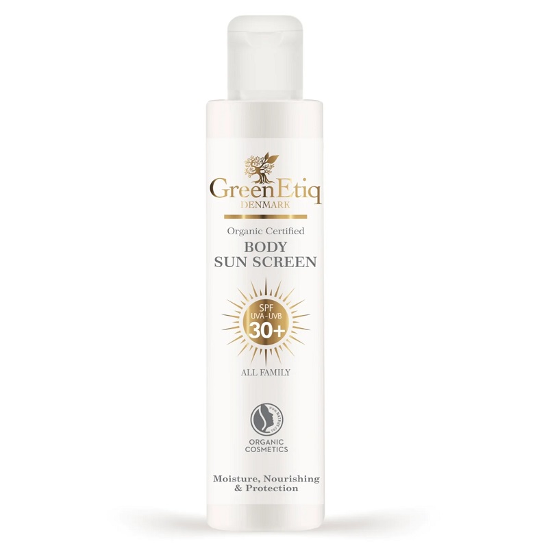 Grøn Greenetiq Bio Body Sun Screen Spf All Family - Hudpleje - 5714837000038