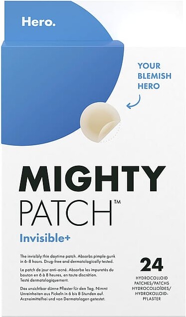 Hero Mighty Patch Invisible Plus 24ct - Hero Hudpleje  - 5010724000434