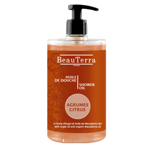 Beauterra Shower Oil Citrus 750 - Beauterra Hudpleje  - 3770008167070