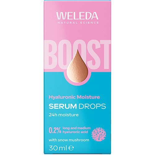 Weleda Hyaluronic Moisture Serum Drops - Weleda Hudpleje  - 3596200056048